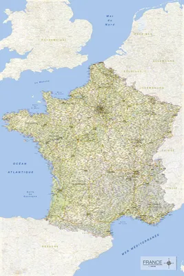 Produktbild von Landkarten - Poster - Frankreich