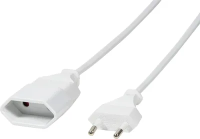 Immagine prodotto di Logilink Netzkabel Euro CEE 7/16 Stecker zu Dose, 2m, Weiß