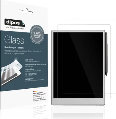 Produktbild von 2x Schutzfolie für Remarkable Paper Pro - Anti-Shock 9H Folie dipos Glass Kunststoffglas