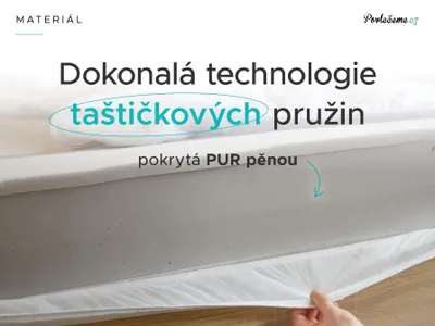 Zdjęcie produktu dla Materac kieszeniowy SOMMERA 18 cm 80 x 200 cm Ochraniacz na materac: BEZ ochraniacza na materac