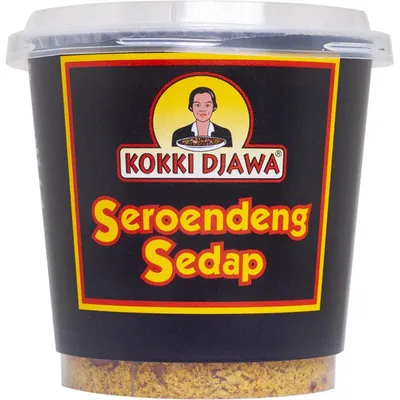 Produktbild von Kokki Djawa Seroendeng Sedap 200g – Würzige indonesische Kokosnuss-Topping-Mischung
