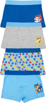 Produktbild von Paw Patrol Boxershorts für Jungen - Kinder Unterwäsche Unterhose Boxer (4er Pack) 110/116