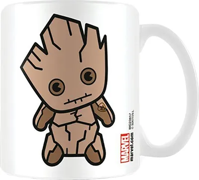Obrázek produktu pro Marvel - hrnek na kávu, Kawaii PM9113 (jedna velikost) (bílá/hnědá)