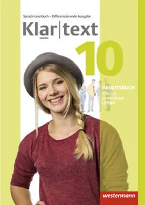 Produktbild von Klartext 10. Arbeitsbuch. Differenzierende allgemeine Ausgabe