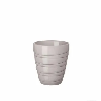 Immagine prodotto di ASA Selection thermo Thermobecher Twisted, Kaffeebecher, Kaffee Becher, Tasse, Porzellan, Grau, 200 ml, 33713024