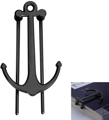 Produktbild von Kleiner Blattclip, zwart, 6,6*2*1,5cm