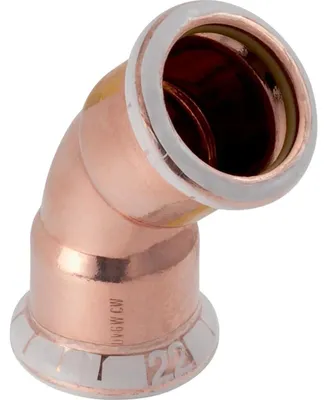 Obrázok produktu pre Geberit 34517 Medené koleno Mapress 45Gr (plyn) d28