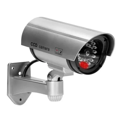 Zdjęcie produktu dla Fałszywa kamera monitoringu VIRONE CD-3/G, 2 x AA, LED, szara