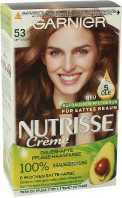 Produktbild von Garnier Nutrisse, 53 Samtbraun, Haarfärbemittel