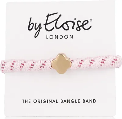 Obrázek produktu pro By Eloise London Gold Quatrefoil Woven Soft Pink