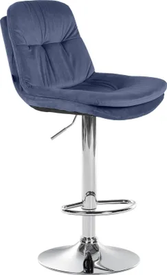 Produktbild von Barhocker Samt – Hocker im modernen Design – Höhenverstellbar und 360°-Drehfunktion