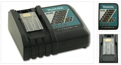 Image de Chargeur Makita DC 18 RC   7,2 V - 18 V pour batterie Li-Ion FBA