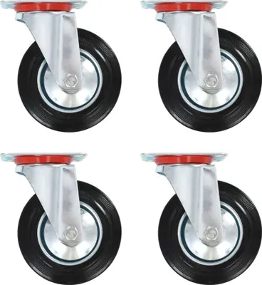 Produktbild von The Living Store Lenkrollen 4 Stk. 160 mm