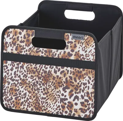 Produktbild von Meori Faltbox mit Leopardenmuster, Größe M, langlebig und einfach zu reinigen