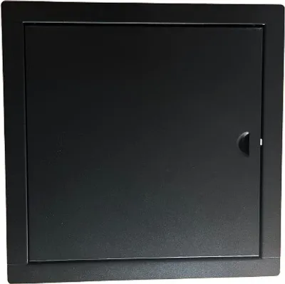 Produktbild von Revisionsklappe Revisionstür Schwarz 30cmx50cm Stahlblech Wartungsklappe Inspektionsklappe Schnapp