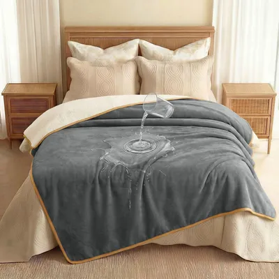 Immagine prodotto di Coperta impermeabile per cani di piccola taglia e gatti, lavabile, grigia, taglia L (145 x 165 cm)