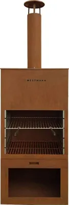 Zdjęcie produktu dla Stalowy ruszt do grilla Westmann 70x41x229 cm