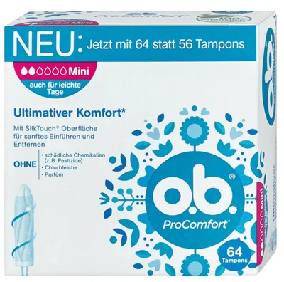 Image de O.B. Tampons Pro Comfort MIni 64er