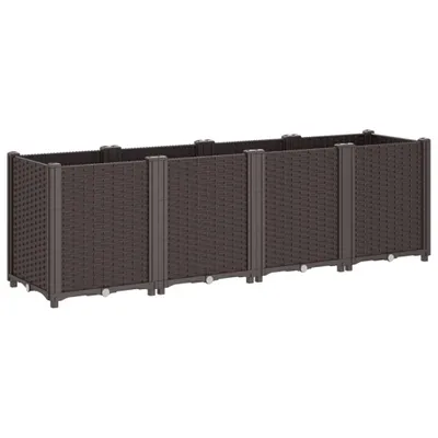 Obrázok produktu pre kvetináč vidaXL Brown 160x40x53 cm PP
