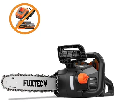 Obrázok produktu pre Akumulátorová reťazová píla FUXTEC 2x20 V | dĺžka lišty 14 palcov | hmotnosť 4,2 kg | rýchlosť reťaze 15 m/s| FX-E2KS