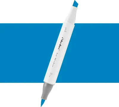 Zdjęcie produktu dla Dwustronny pędzel i dłuto OHUHU, B64 Indian Blue