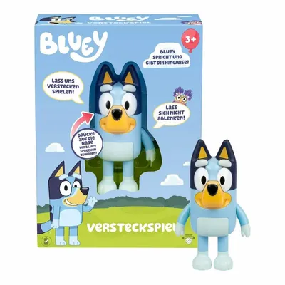 Produktbild von Bluey Hide & Seek Game elektronische Figur 15 cm mit Timer und Tanzmodus für 2+ Spieler ab 3 Jahren