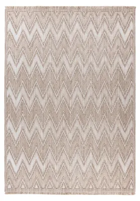 Immagine prodotto di Tappeto moderno Sarai 200 in beige a motivo geometrico
