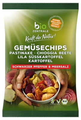 Obrázek produktu pro zeleninové křupky pepř mořská sůl křupavé, pikantní a lahodné 80g