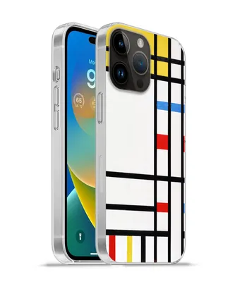 Produktbild von MuchoWow® Handyhülle Schutzhülle Hülle für Apple iPhone 14 Pro Max Place De La Concorde - Piet Mondrian Silikon Softcase Handy Hülle - Hardcover