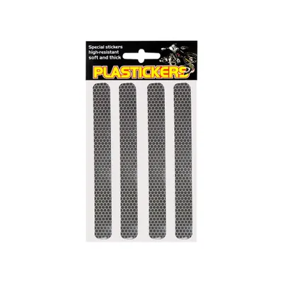 Zdjęcie produktu dla Paski odblaskowe do plastiku czarne 19,2 x 9,5 cm