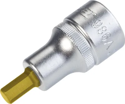 Produktbild von Hazet Schraubendreher-Steckschlüsseleinsatz 1/2 (12,5 mm) Vierkant hohl, Innen Sechskant Profil, SW 1/4