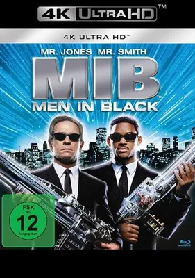 Produktbild von PLAION Men in Black (4K-UHD), Film, Blu-ray, Deutsch, Englisch, Französisch, Spanisch, Tschechisch, 98 min, Men in Black, Science fiction