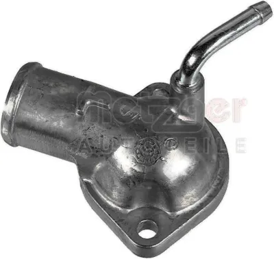 Produktbild von METZGER 4010657 Kühlmittelflansch für OPEL Corsa D Schrägheck (S07) Wasserflansch