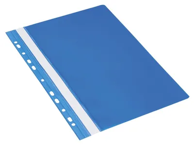 Produktbild von 10x DONAU 1704001-10 A4 viackrát perforovaný zakladač PVC modrý