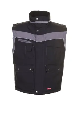 Produktbild von Größe XXXL Herren Planam Plaline Winter Winterweste schwarz zink Modell 2580