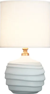 Produktbild von Fine Asianliving Chinesische Tischlampe Porzellan mit Lampenschirm E27 Orientalische Tischleuchte Keramik Nachttischlampen Schlafzimmer Wohnzimmer