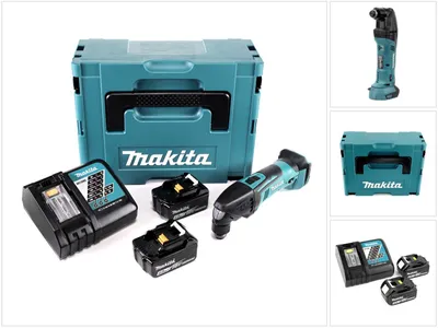 Immagine prodotto di Makita DTM 50 RMJ 18V Li-Ion Avvitatore multifunzione a batteria in Makpac con 2 batterie da 4,0 Ah e 1 caricabatterie