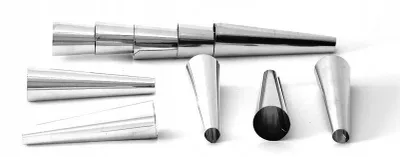 Produktbild von Kuchpol Backformen für Brandteigröllchen, 10 Stück, 12cm