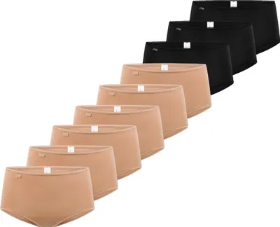 Produktbild von sloggi 9er Pack 24/7 Baumwolle Midi Slip Perfekter Sitz, Mit feinen Details, Angenehm auf der Haut