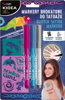 Produktbild von Kidea 9888 Tattoomarker Mit Schablone
