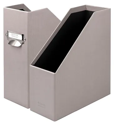 Produktbild von Rössler Papier - S.O.H.O. Taupe - Stehsammler f. DIN A4 m. Griff - Liefermenge 1 Stück