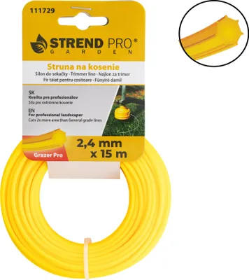 Produktbild von Trimmerfaden Grazer Pro Hepta 2,4 mm, L-15 m, HEX 2 Stück