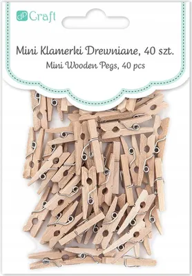 Produktbild von Mini-Holzklammer 2,5 Cm 40 Stk 4629