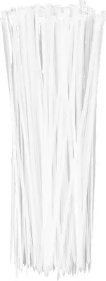 Produktbild von TOPEX kabelbündelband 3,6 x 300 mm weiss 100 stück, uv-beständig, - / - 35 ° bis + 85 °, polyamid 6.6