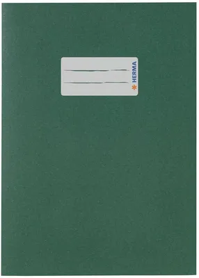 Produktbild von Heftschoner A5 100% Altpapier dunkelgrün Packung mit 25 Stück