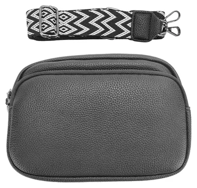 Obrázek produktu pro INF Crossbody kabelka Taška s popruhem přes ramenoPolyuretankůže Černá