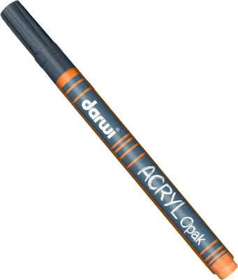 Zdjęcie produktu dla Darwi Acryl Opak Marker Pisak Orange 3 ml 1 szt.