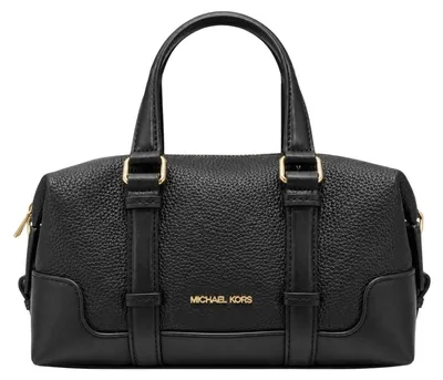 Immagine prodotto di Michael Kors, borsa a tracolla in pelle Teddi Mini, modello morbido, colore nero