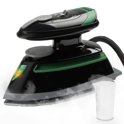 Immagine prodotto di Mini ferro da stiro da viaggio Duronic SI4 BG, mini ferro da stiro da 420 W, ferro da stiro a vapore da 30 ml, piccolo ferro da stiro da viaggio a vapore, ferro da stiro a mano con superficie in Vetroceramica, per cucire vestiti, 2 tensioni di funzionamento