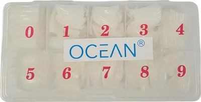 Obrázek produktu pro Sada bílých nehtů pro nehtovou modeláž